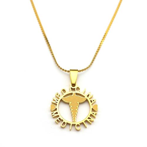 ステンレス鋼のジュエリーネックレス, 304ステンレススチール, メッキ, ファッションジュエリー & 男性用 & くり抜き, 無色, 売り手 パソコン