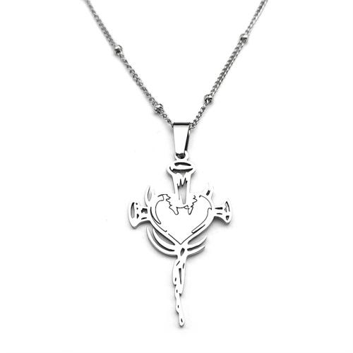 ステンレス鋼のジュエリーネックレス, 304ステンレススチール, メッキ, ファッションジュエリー & ユニセックス, 無色, 売り手 パソコン