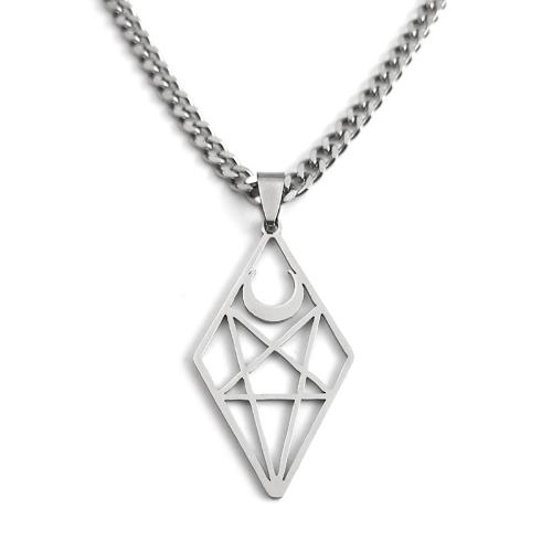 ステンレス鋼のジュエリーネックレス, 304ステンレススチール, 洗練されました。, ファッションジュエリー & ユニセックス & くり抜き, シルバー, 売り手 パソコン