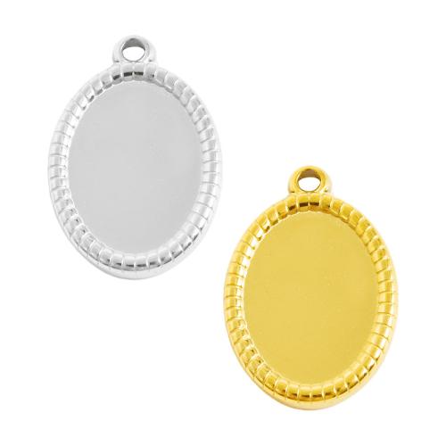 Monture de pendentif en acier inoxydable, Acier inoxydable 304, Placage, DIY, plus de couleurs à choisir Vendu par sac