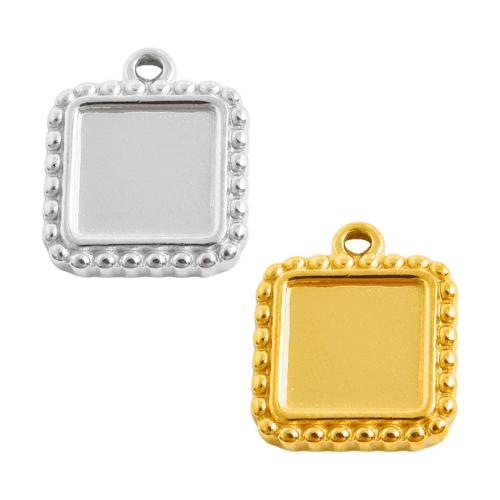 Monture de pendentif en acier inoxydable, Acier inoxydable 304, Placage, DIY, plus de couleurs à choisir Vendu par sac