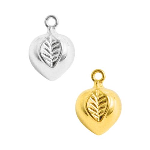 Stainless Steel Pendants, 304 Stainless Steel, Peach, plated, DIY 