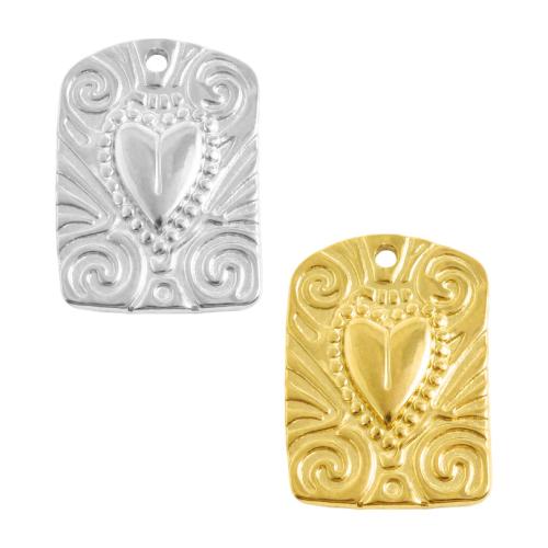 Stainless Steel Pendants, 304 Stainless Steel, plated, DIY 