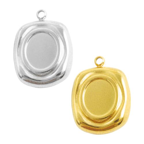 Monture de pendentif en acier inoxydable, Acier inoxydable 304, Placage, DIY, plus de couleurs à choisir Vendu par sac