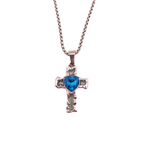 Collier zircon cubique de zinc Alloy, alliage de zinc, Placage de couleur d'or, bijoux de mode & pavé de micro zircon, plus de couleurs à choisir, Vendu par PC