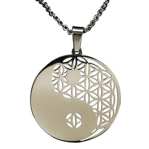 ステンレス鋼のジュエリーネックレス, 304ステンレススチール, メッキ, 洗練されました。 & 女性用 & くり抜き, 無色, 売り手 パソコン