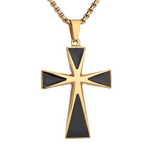 pendentifs En acier inoxydable de Croix , Acier inoxydable 304, Placage, DIY & émail, plus de couleurs à choisir, Vendu par PC