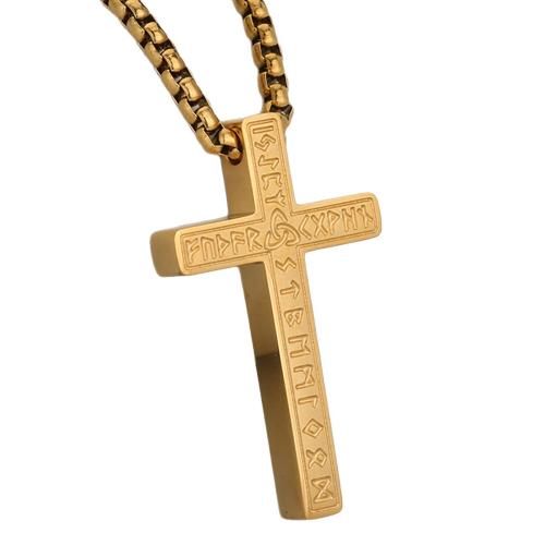 pendentifs En acier inoxydable de Croix , Acier inoxydable 304, Placage, DIY, plus de couleurs à choisir, Vendu par PC