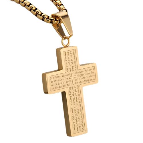 pendentifs En acier inoxydable de Croix , Acier inoxydable 304, Placage, DIY, plus de couleurs à choisir, Vendu par PC