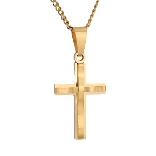 pendentifs En acier inoxydable de Croix , Acier inoxydable 304, Placage, Double couche & DIY, plus de couleurs à choisir, Vendu par PC