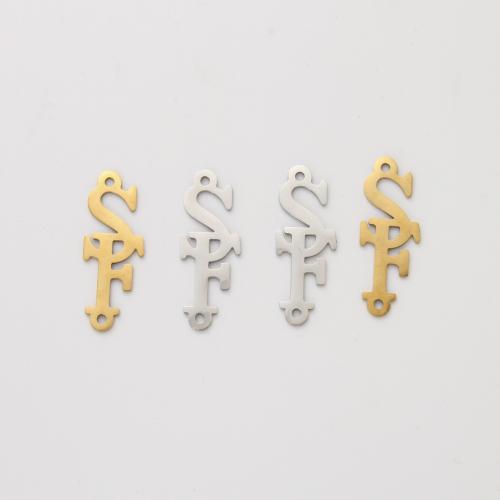 Stainless Steel Charm Connector, 304 Stainless Steel, plated, DIY 