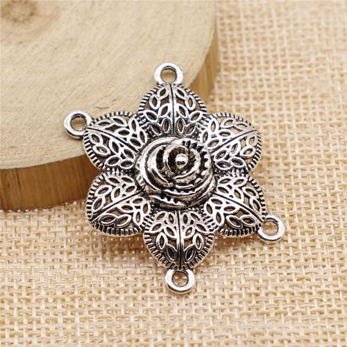 connecteur en alliage zinc de fleur, alliage de zinc, Placage, DIY, plus de couleurs à choisir, Vendu par PC