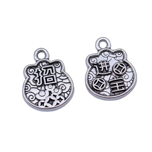 Bijoux pendentifs en Zinc alliage , alliage de zinc, Placage, DIY Vendu par sac