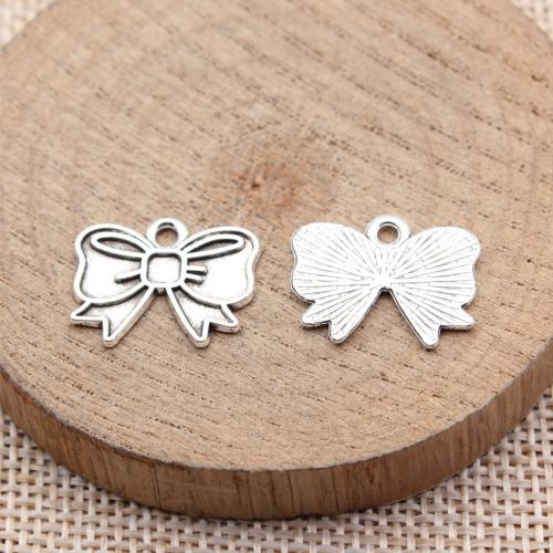Zinc Alloy Bowkont Pendants, Bowknot, plated, DIY 