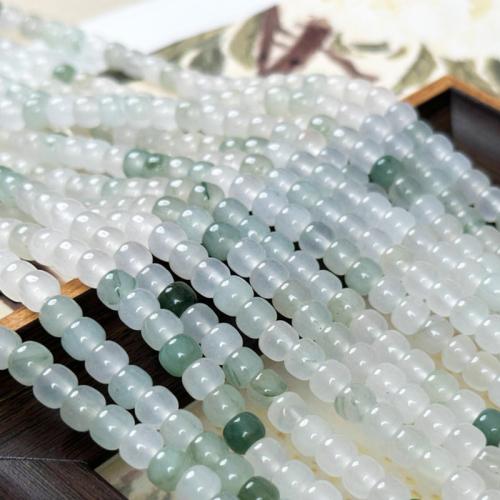 Perles de pierre gemme unique, Granit bleu Tianshan, poli, DIY & normes différentes pour le choix Environ 38 cm, Vendu par brin