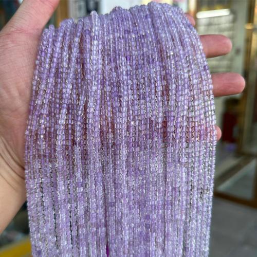 Perles de pierre gemme unique, Jade, cadre, poli, naturel & DIY & normes différentes pour le choix & facettes, violet Environ 38 cm, Vendu par brin