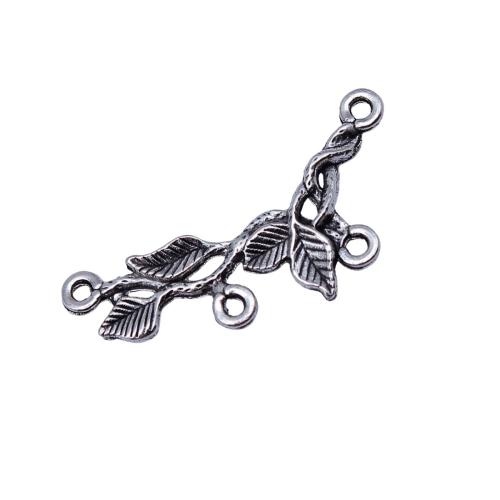 Zink Legierung Anhänger Verbinder, Zinklegierung, Branch, plattiert, DIY, 20PCs/Tasche, verkauft von Tasche