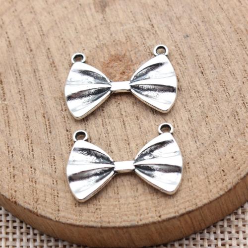 Zinc Alloy Bowkont Pendants, Bowknot, plated, DIY 