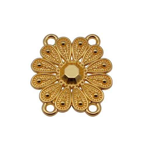 Zink Legierung Anhänger Verbinder, Zinklegierung, Blume, plattiert, DIY, 10PCs/Tasche, verkauft von Tasche