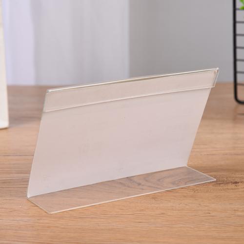 Jewelry Price Tag, Acrylic, Rectangle clear 