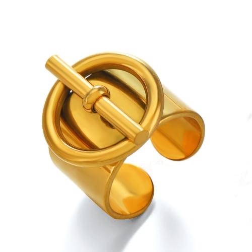 Bague en acier inoxydable, Acier inoxydable 304, Placage, bijoux de mode & pour femme, plus de couleurs à choisir, Vendu par PC