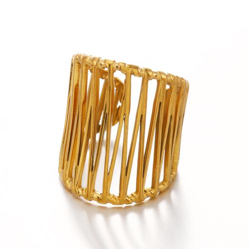 Bague en acier inoxydable, Acier inoxydable 304, Placage, bijoux de mode & pour femme & creux, plus de couleurs à choisir, Vendu par PC