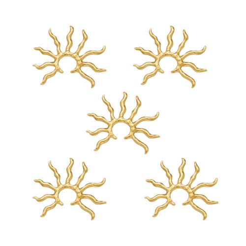 Stainless Steel Pendants, 304 Stainless Steel, Sun, plated, DIY 