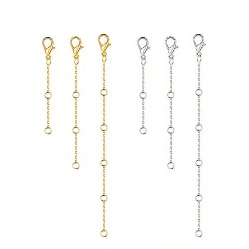 Stainless Steel Extender Chain, 304 Stainless Steel, plated, DIY [