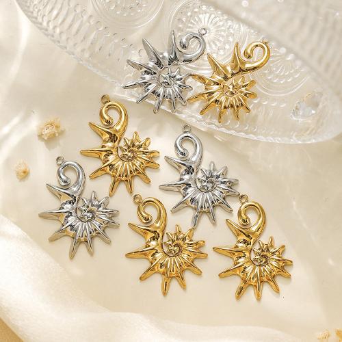 Pendentifs d'animaux en acier inoxydable , Acier inoxydable 304, hippocampe, Placage, DIY, plus de couleurs à choisir Vendu par sac