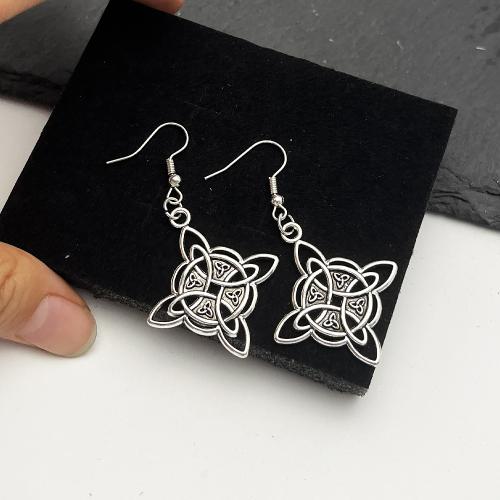 Boucle d'oreille goutte Zinc Alloy, alliage de zinc, Placage de couleur d'or, bijoux de mode, argent, Vendu par paire