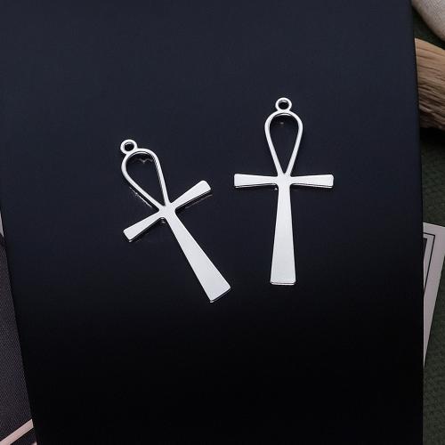 Colgantes de Aleación de Zinc en Forma Cruces, chapado en color dorado, Bricolaje, más colores para la opción, Vendido por UD