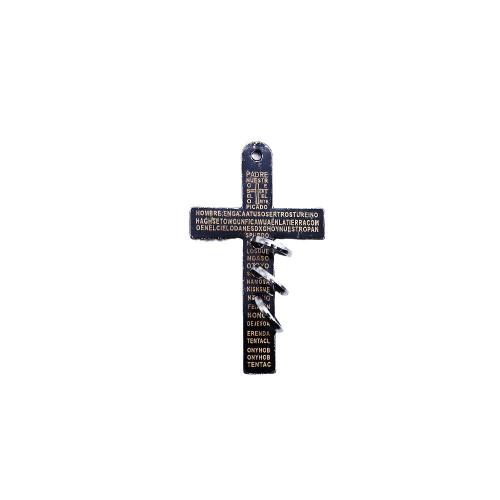 Colgantes de Aleación de Zinc en Forma Cruces, chapado en color dorado, Bricolaje & patrón láser, más colores para la opción, Vendido por UD