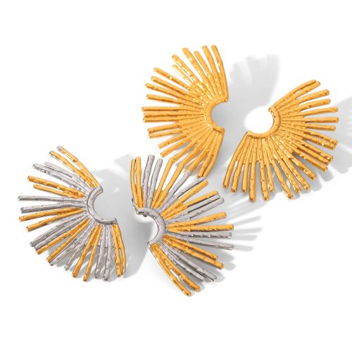 Серьги из нержавеющей стали, Нержавеющая сталь 304, Другое покрытие, ювелирные изделия моды & Женский & отверстие, Много цветов для выбора, продается Пара