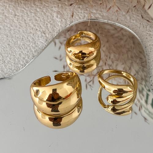 Zinc Alloy Ring Set, plated, three pieces & fashion jewelry & for woman 