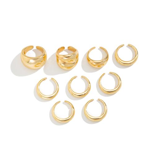 Zinc Alloy Ring Set, plated, fashion jewelry & for woman 