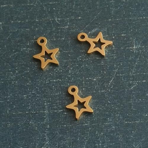 チタンペンダント
, チタン鋼, 星, メッキ, DIY, 無色, 10パソコン/バッグ, 売り手 バッグ