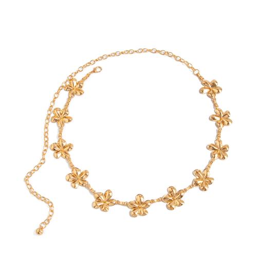 Ceinture décorative alliage de zinc, Placage, bijoux de mode & styles différents pour le choix & pour femme, doré, Vendu par PC