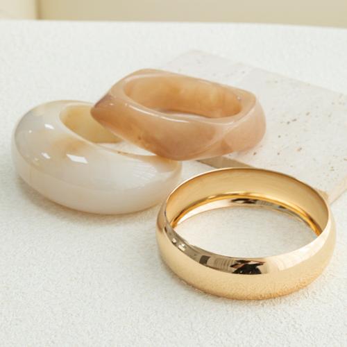 Resin Bangle, plated, fashion jewelry & for woman 
