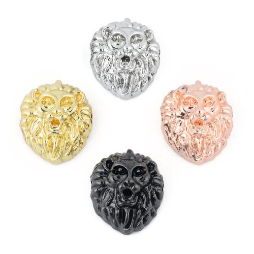 Perles animaux en alliage de zinc, lion, Placage, DIY, plus de couleurs à choisir Vendu par sac