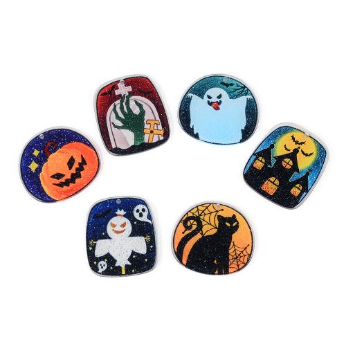 Pendant Halloween Fashion, Acrylique, Impression, Halloween Design & DIY, plus de couleurs à choisir Vendu par sac[