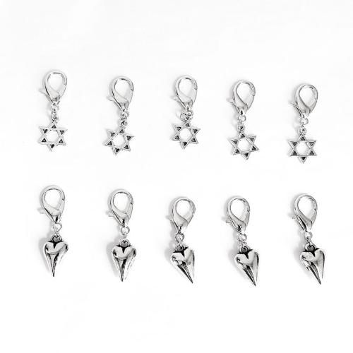 alliage de zinc Pendentif, Placage, DIY & styles différents pour le choix é, Vendu par fixé