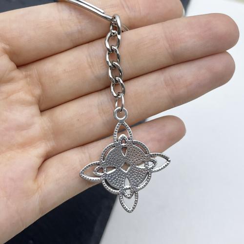 bijoux de porte-clés en Alliage de zinc, Placage de couleur d'or, bijoux de mode, plus de couleurs à choisir, Vendu par PC