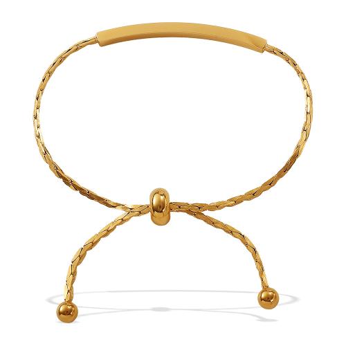 Bracelets en acier inoxydable, Acier inoxydable 304, Placage, bijoux de mode & pour femme, doré, Vendu par PC