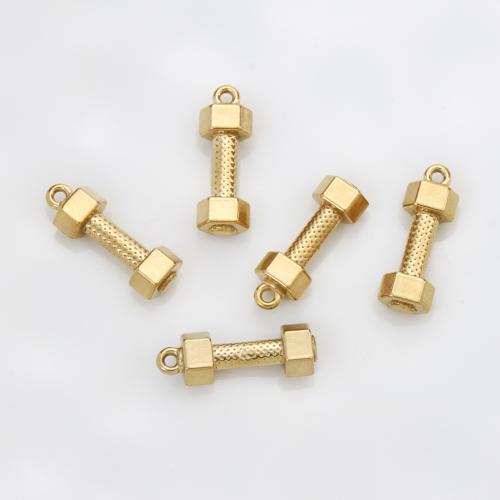 Stainless Steel Pendants, 304 Stainless Steel, gold color plated, DIY, golden 