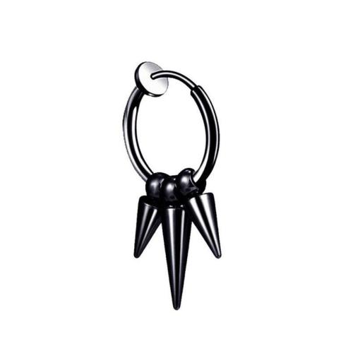 304ステンレススチール Huggieフープドロップイヤリング, 幾何学パターン, メッキ, ユニセックス & 異なるスタイルを選択, 30mm, 売り手 パソコン