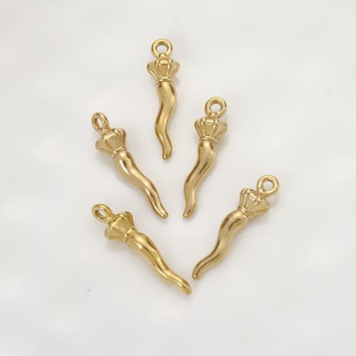 Stainless Steel Pendants, 304 Stainless Steel, gold color plated, DIY, golden 