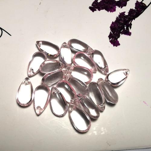 Fornitura de pasador de pelo, Cristal de murano, Gota, Bricolaje, más colores para la opción, 8x14mm, Vendido por UD