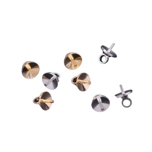 Brass Peg Bail, plated, DIY [