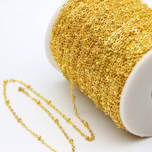 Bijoux chaîne de fer, avec laiton, Placage, DIY & normes différentes pour le choix, plus de couleurs à choisir Vendu par bobine[