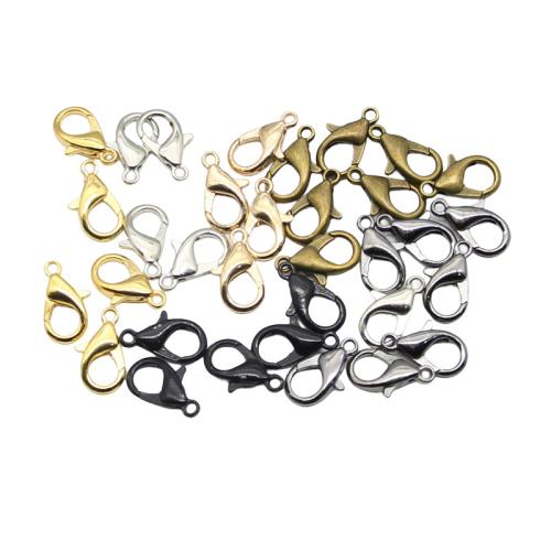 Zinklegierung Karabinerverschluss, plattiert, DIY, keine, 14x7mm, 1000PCs/Tasche, verkauft von Tasche[